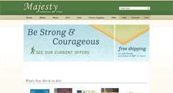 Desktop Screenshot of majestychristian.com
