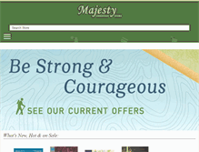 Tablet Screenshot of majestychristian.com